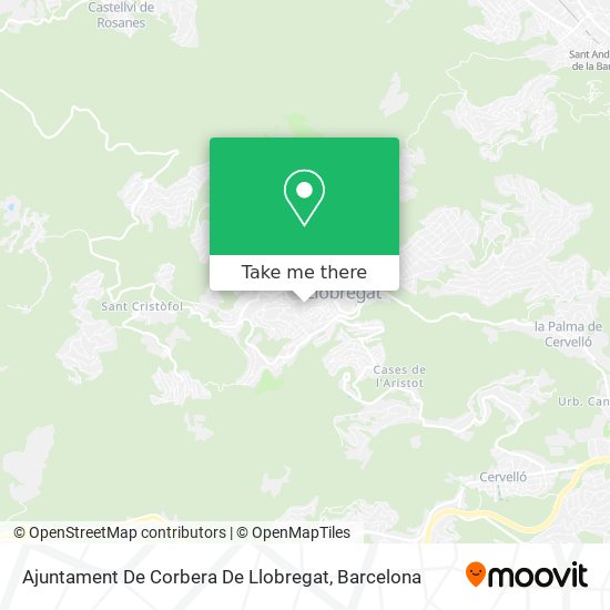 Ajuntament De Corbera De Llobregat map
