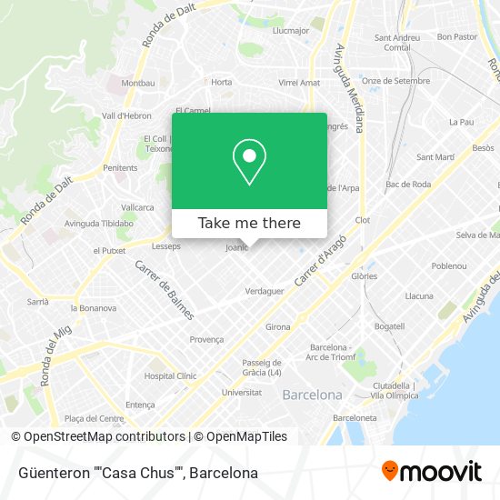 Güenteron ""Casa Chus"" map