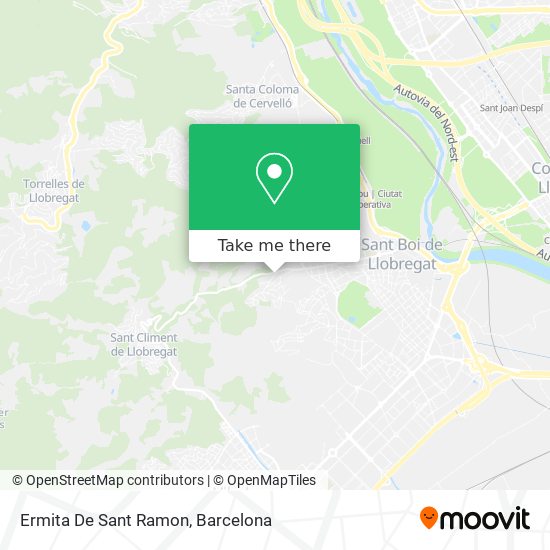 mapa Ermita De Sant Ramon