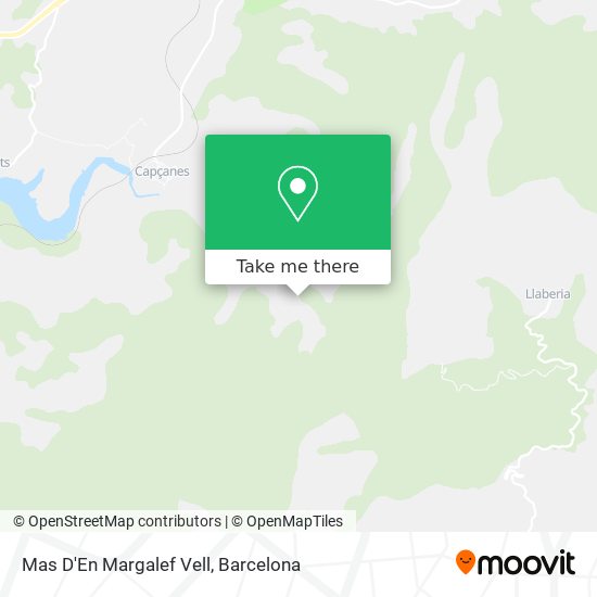 Mas D'En Margalef Vell map