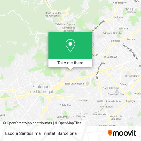 Escola Santíssima Trinitat map