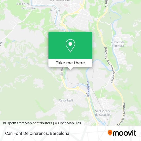 Can Font De Cirerencs map