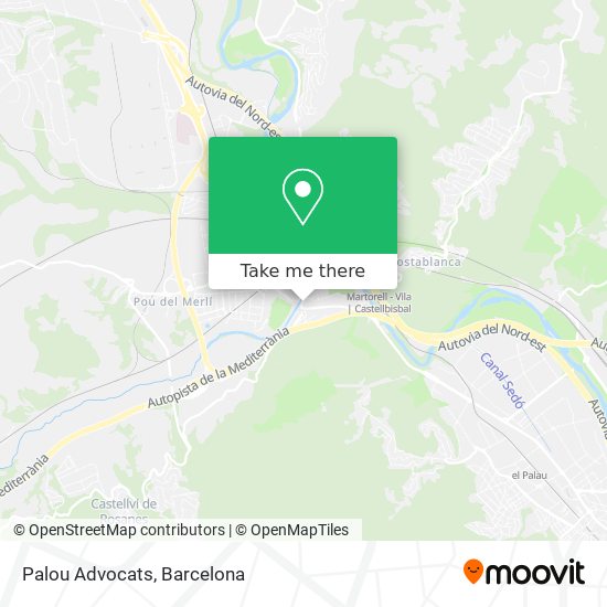 Palou Advocats map