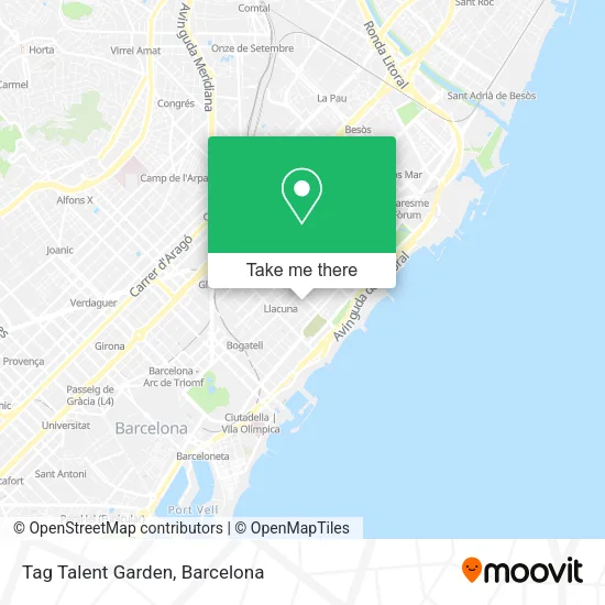 Tag Talent Garden map