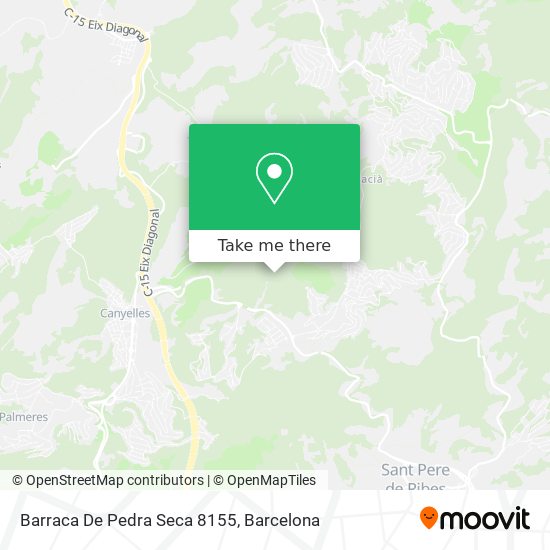 Barraca De Pedra Seca 8155 map