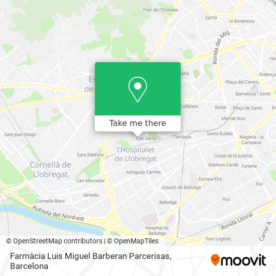 Farmàcia Luis Miguel Barberan Parcerisas map