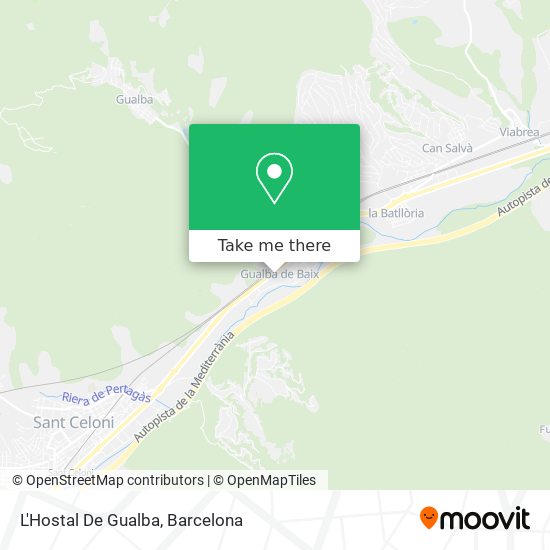 L'Hostal De Gualba map
