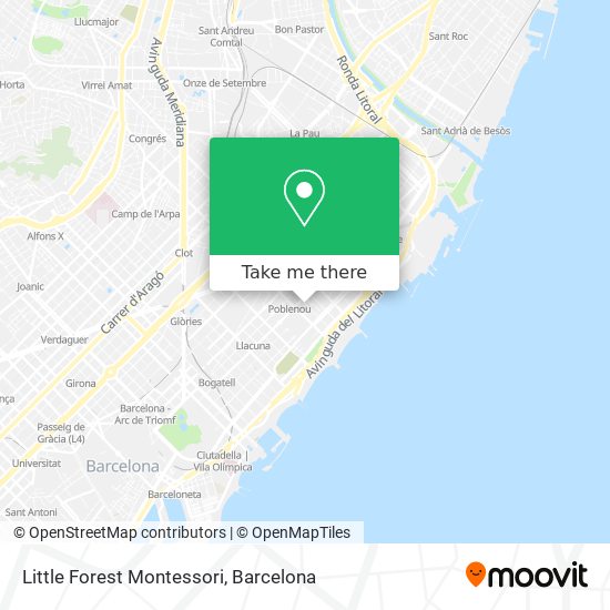 mapa Little Forest Montessori
