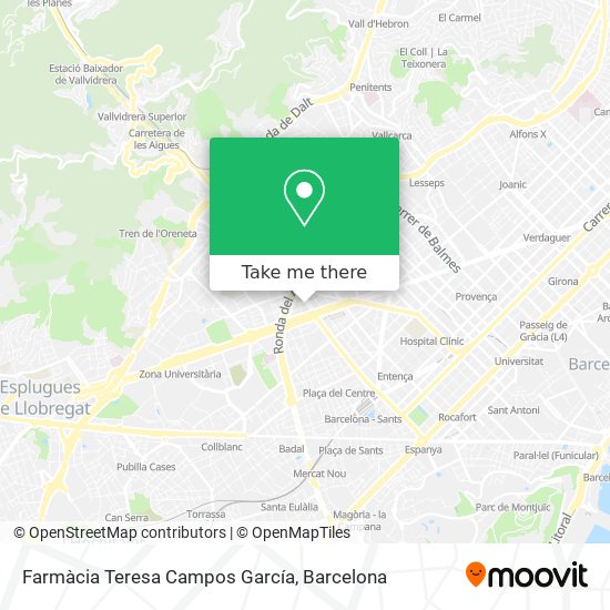 Farmàcia Teresa Campos García map