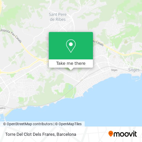 Torre Del Clot Dels Frares map
