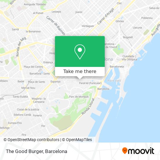 The Good Burger map