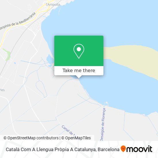 Català Com A Llengua Pròpia A Catalunya map