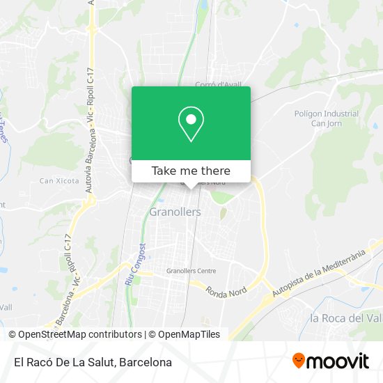 El Racó De La Salut map