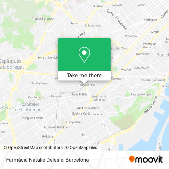 Farmàcia Natalie Delesie map