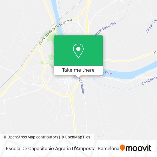 Escola De Capacitació Agrària D'Amposta map