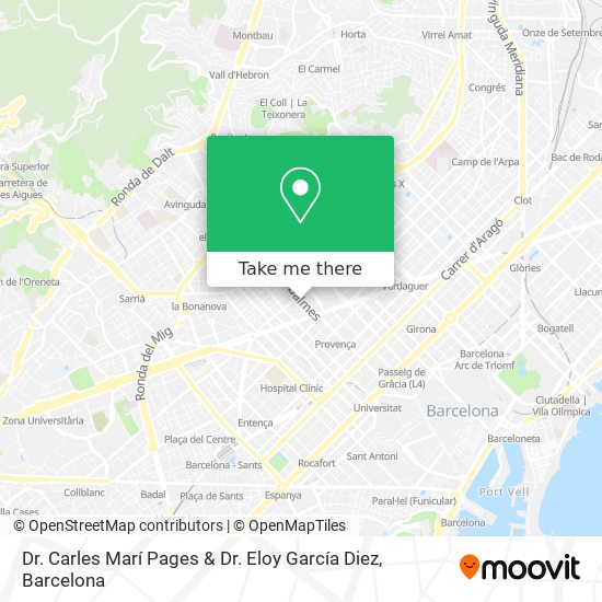 Dr. Carles Marí Pages & Dr. Eloy García Diez map