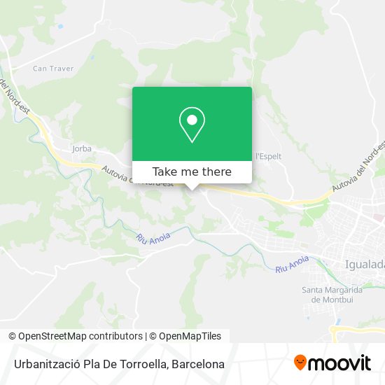 Urbanització Pla De Torroella map