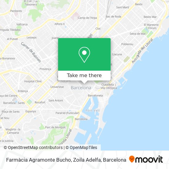 Farmàcia Agramonte Bucho, Zoila Adelfa map
