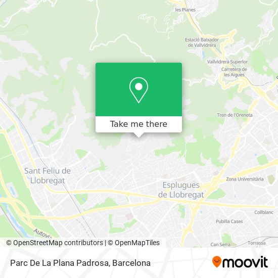 Parc De La Plana Padrosa map