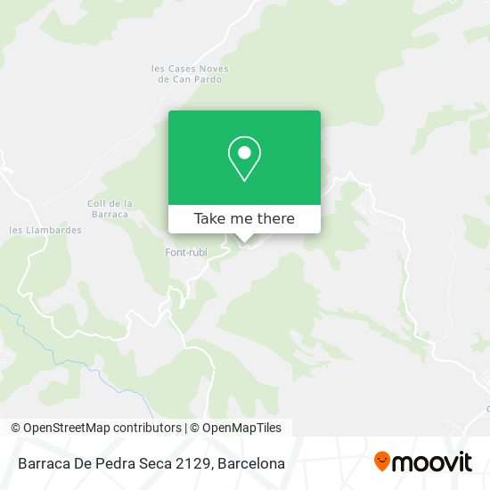 Barraca De Pedra Seca 2129 map