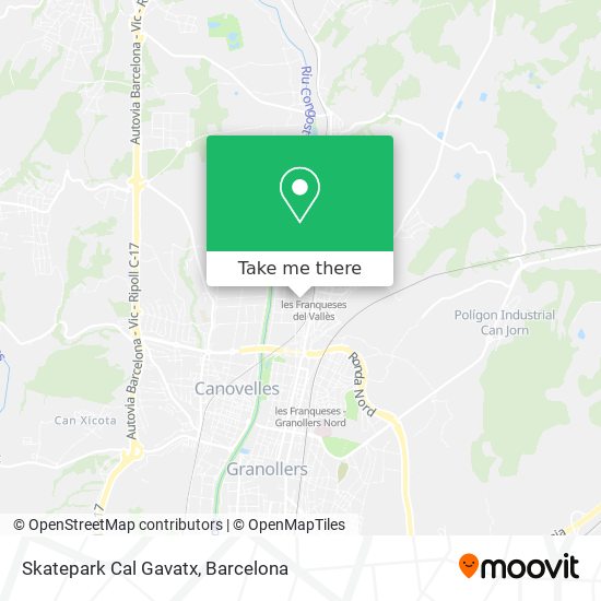 Skatepark Cal Gavatx map