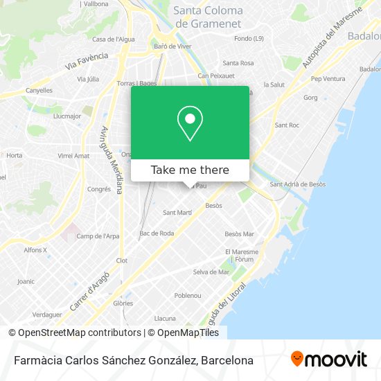 Farmàcia Carlos Sánchez González map