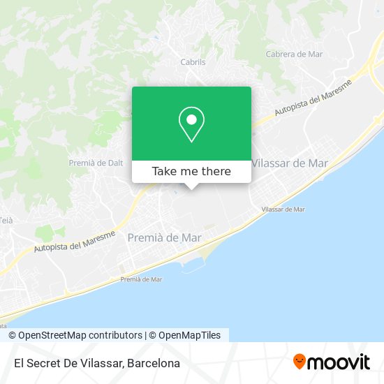 El Secret De Vilassar map