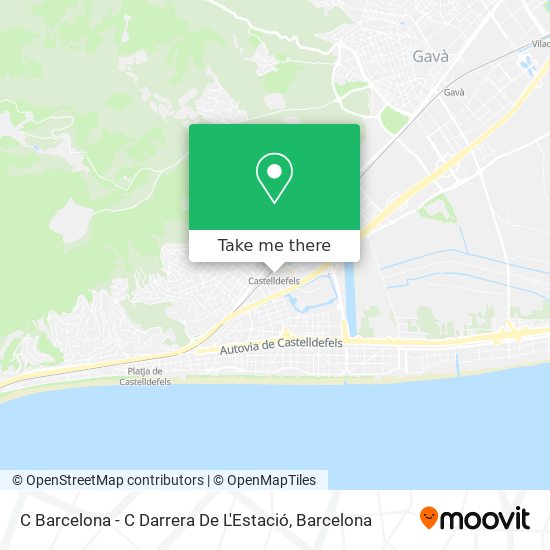 C Barcelona - C Darrera De L'Estació map