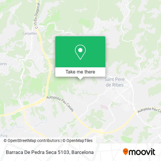 Barraca De Pedra Seca 5103 map