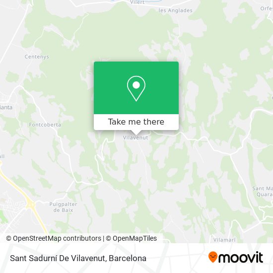 Sant Sadurní De Vilavenut map