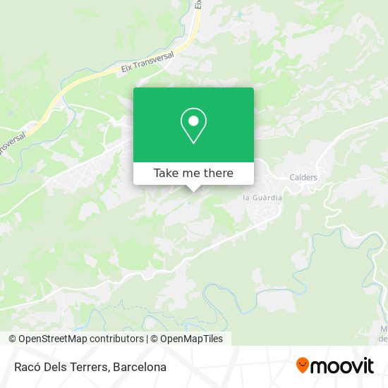Racó Dels Terrers map