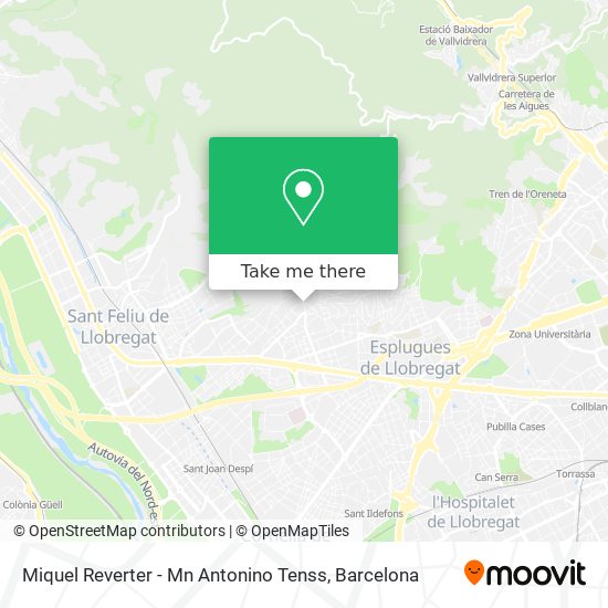 Miquel Reverter - Mn Antonino Tenss map