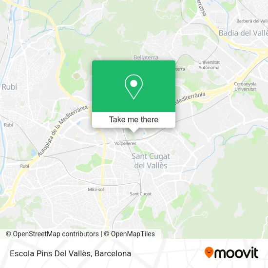 Escola Pins Del Vallès map