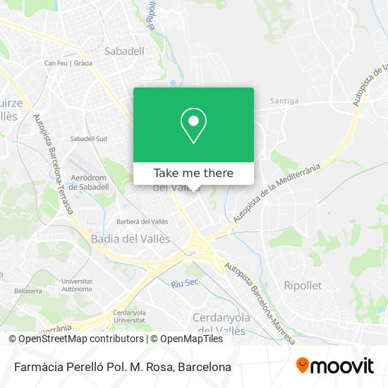 Farmàcia Perelló Pol. M. Rosa map