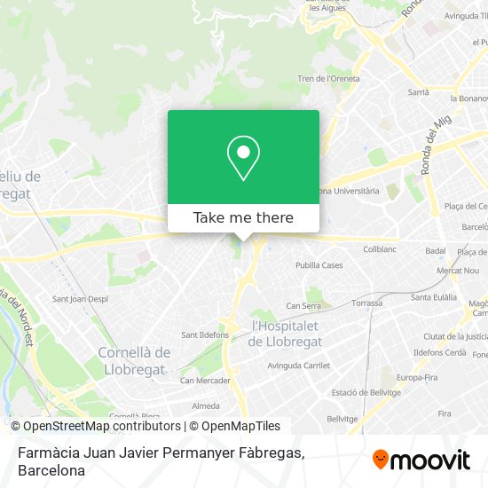 Farmàcia Juan Javier Permanyer Fàbregas map