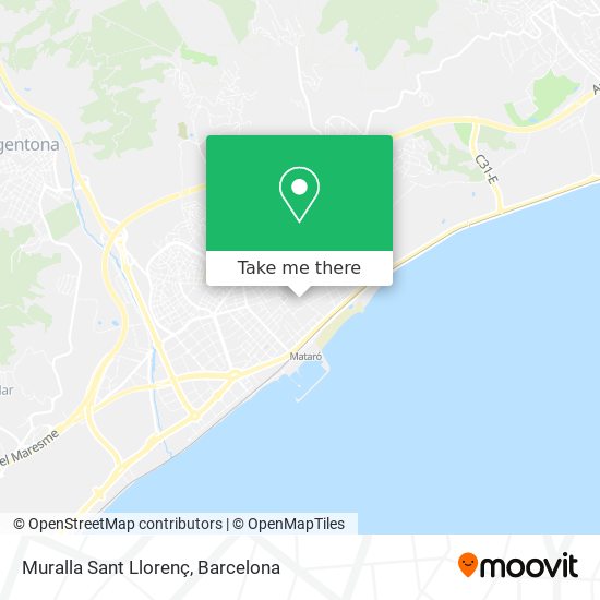 Muralla Sant Llorenç map