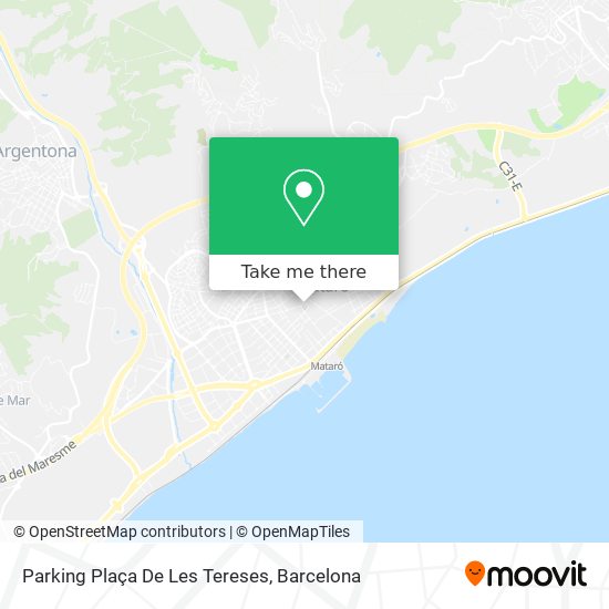 Parking Plaça De Les Tereses map