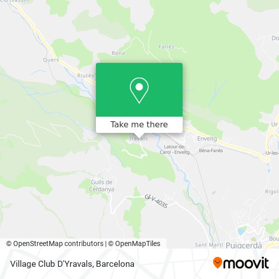 Village Club D'Yravals map