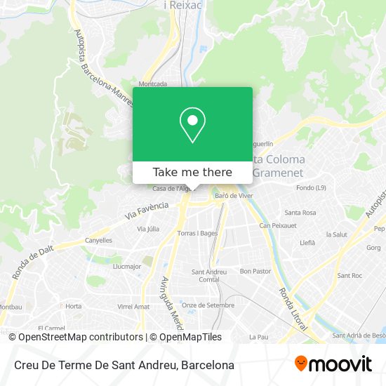 Creu De Terme De Sant Andreu map