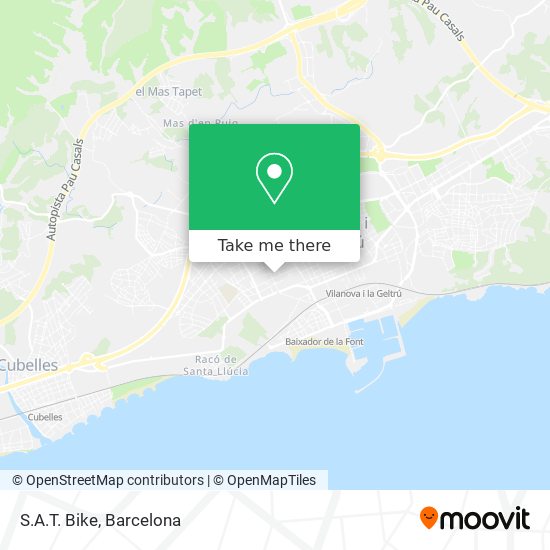 S.A.T. Bike map