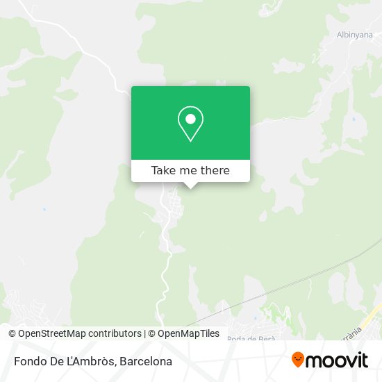 Fondo De L'Ambròs map