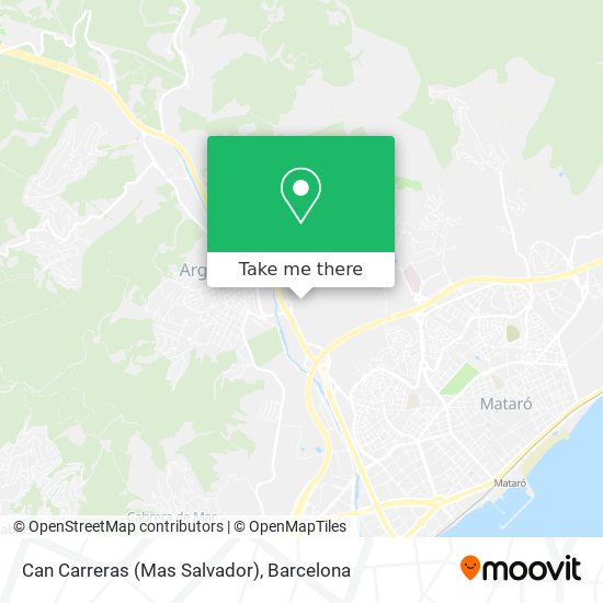 Can Carreras (Mas Salvador) map