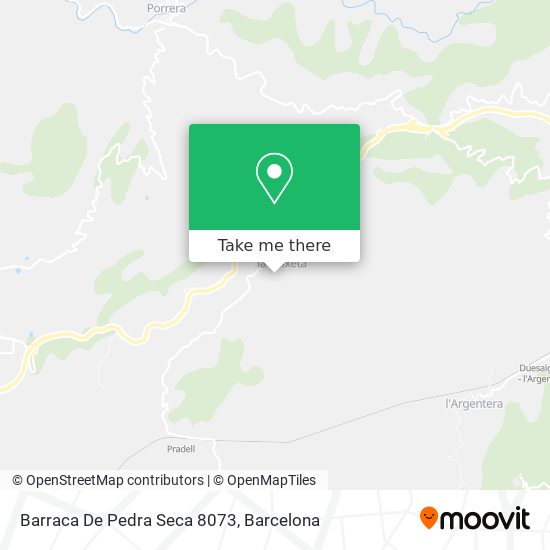 Barraca De Pedra Seca 8073 map