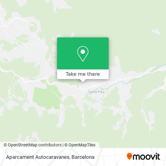 Aparcament Autocaravanes map