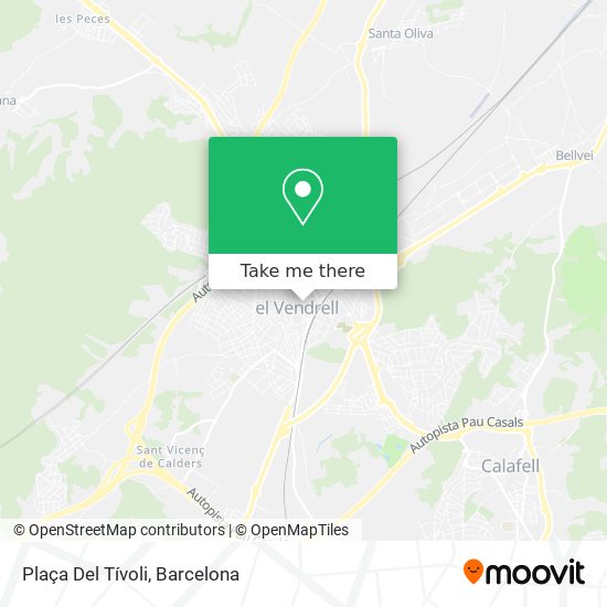 Plaça Del Tívoli map