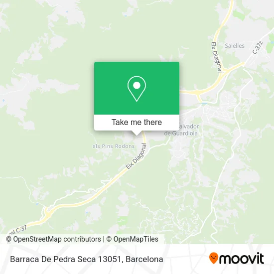 Barraca De Pedra Seca 13051 map