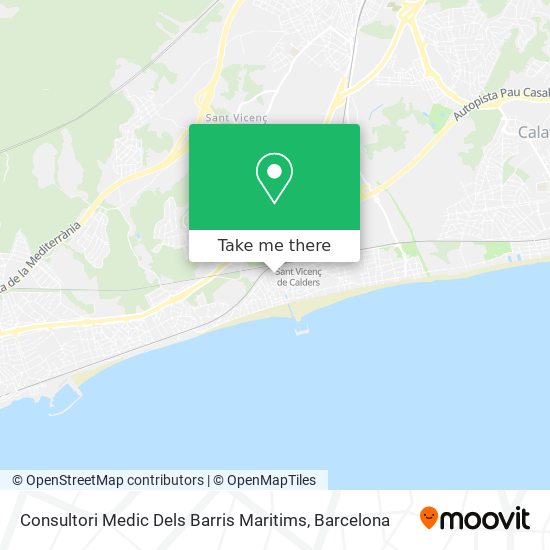 Consultori Medic Dels Barris Maritims map