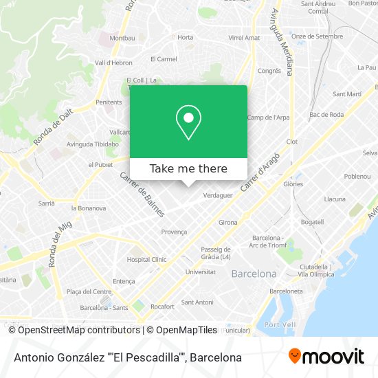 Antonio González ""El Pescadilla"" map
