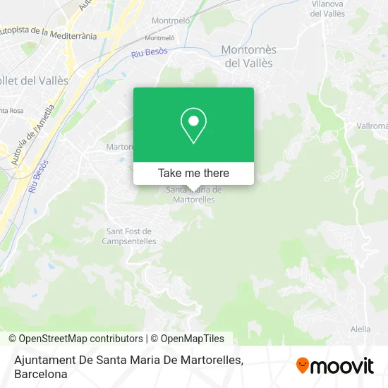Ajuntament De Santa Maria De Martorelles map