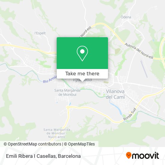 Emili Ribera I Casellas map
